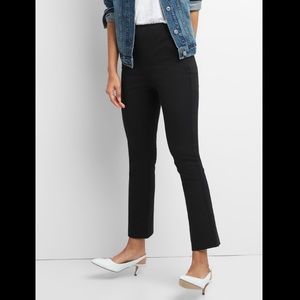 Gap Flare Crop kick flare work pants black
